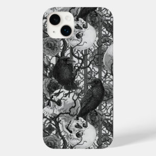 Ravens geheim. Donkere en humeurige gotische illus Case-Mate iPhone 14 Plus Hoesje