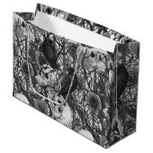 Ravens geheim. Donkere en humeurige gotische illus Groot Cadeauzakje (Voorkant Gekanteld)