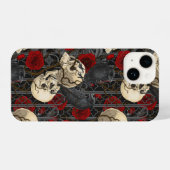 Ravens geheim. Donkere en humeurige gotische illus iPhone Hoesje (Achterkant horizontaal)