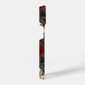 Ravens geheim. Donkere en humeurige gotische illus iPhone Hoesje (Rechterkant)