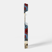 Ravens geheim. Donkere en humeurige gotische illus iPhone Hoesje (Linkerkant)