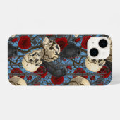 Ravens geheim. Donkere en humeurige gotische illus iPhone Hoesje (Achterkant horizontaal)