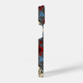 Ravens geheim. Donkere en humeurige gotische illus iPhone Hoesje (Rechterkant)