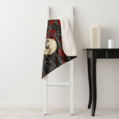 Ravens geheim. Donkere en humeurige gotische illus Sherpa Deken (In situ)