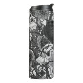 Ravens geheim. Donkere en humeurige gotische illus Thermosbeker (Gedraaid links)