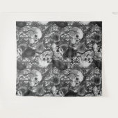 Ravens geheim. Donkere en humeurige gotische illus Wandkleed (Voorkant (horizontaal))