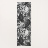 Ravens geheim. Donkere en humeurige gotische illus Yogamat (Achterkant)