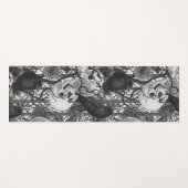 Ravens geheim. Donkere en humeurige gotische illus Yogamat (Voorkant (horizontaal))