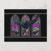 Ravens Gothic Digital Art Briefkaart (Voorkant)