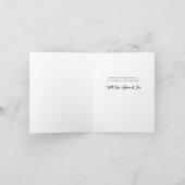 Ravens Gothic Wedding Bedankkaart (Binnen)