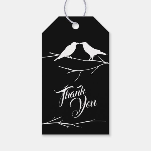 Ravens Gothic Wedding Cadeaulabel (Voorkant)
