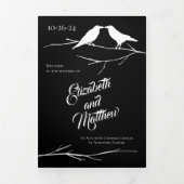 Ravens Gothic Wedding Drieluik Programma (Cover)