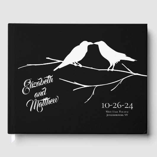 Ravens Gothic Wedding Gastenboek (Voorkant)