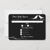 Ravens Gothic Wedding Kaart (Voorkant)