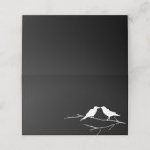 Ravens Gothic Wedding Plaatskaartje (Buitenkant ongevouwen)