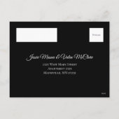 Ravens Gothic Wedding Reply Kaart (Achterkant)