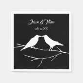Ravens Gothic Wedding Servet (Voorkant)