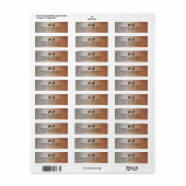 Ravens Halloween Bruiloft Retouradres Label (Full Sheet)