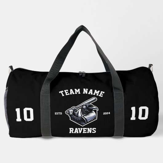 Ravens "" honkbal Duffle Bag Plunjezak (Achterkant)