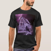 Raven's huis-paarse t-shirt (Voorkant)