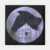 "RAVENS IN DE MIST" magneet (Voorkant)