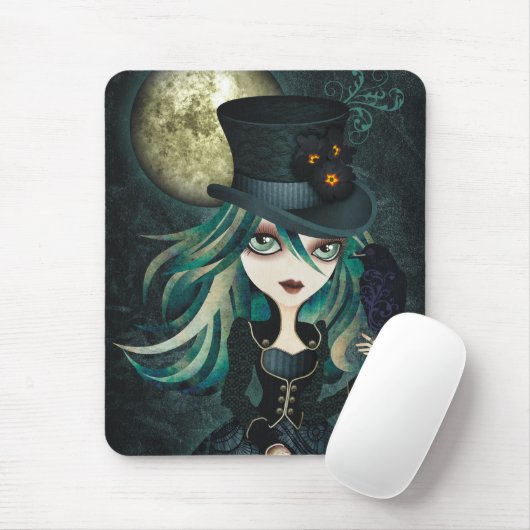 Raven's Moon Mousepad Muismat (Met muis)