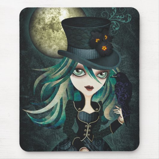 Raven's Moon Mousepad Muismat (Voorkant)