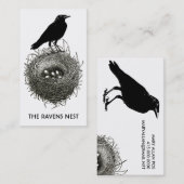 Raven's Nest visitekaartjes of profielkaarten (Voorkant / Achterkant)