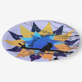 Raven's Party van Linandara Fun Papieren Bordje (Gekanteld)