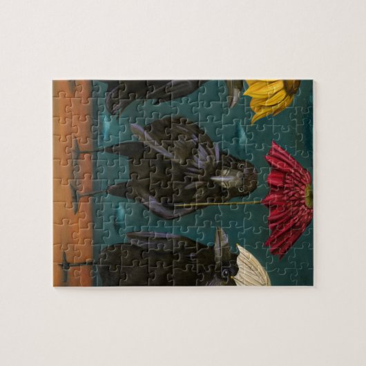Ravens Rain Legpuzzel (Horizontaal)