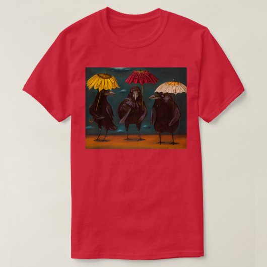 Ravens Rain T-shirt (Design voorkant)