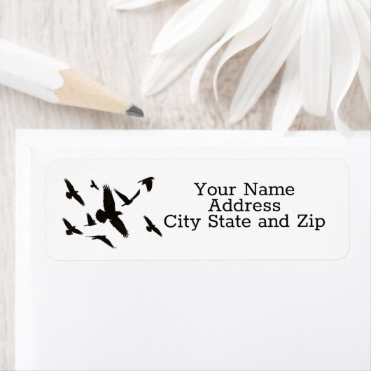 Ravens Return Address Labels (Insitu)