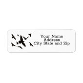 Ravens Return Address Labels (Voorkant)