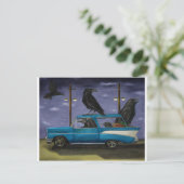 Ravens' Ride Briefkaart (Staand voorkant)