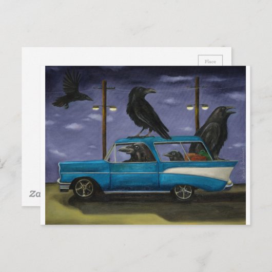 Ravens' Ride Briefkaart (Voorkant / Achterkant)