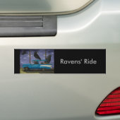 Ravens' Ride Bumpersticker (Op auto)