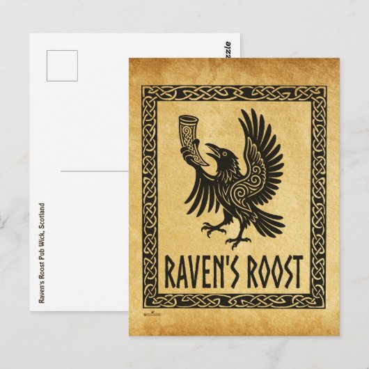 Raven's Roost Pub Wick Schotland Briefkaart (Voorkant / Achterkant)