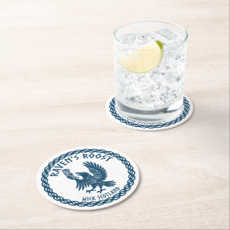 Raven's Roost Pub Wick Schotland Ronde Kartonnen Onderzetter
