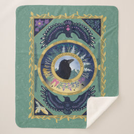 Ravens Sherpa Blanket Deken