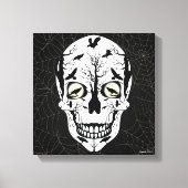 Ravens Skull Skeleton Wall Art Home Decor Canvas Afdruk (Voorkant)