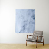 Ravens, sneeuwbergen en wolken wandkleed (In situ)