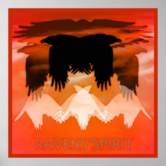 Ravens spirit poster (Voorkant)