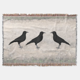 Ravens Throw Blanket Deken