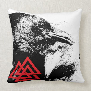 Ravens Valknut Pillow Kussen