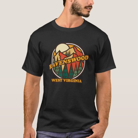  Ravenswood West Virginia Mountain Hiking S T-shirt (Voorkant)