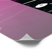 Raver Girl Dancing DJ Poster (Hoek)