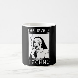 Raver Religion Techno Religion Nun Koffiemok
