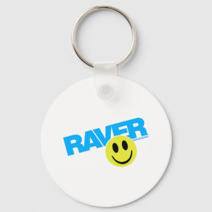 Raver Smilie - DJ Clubbing Rave Feest Muziek Sleutelhanger