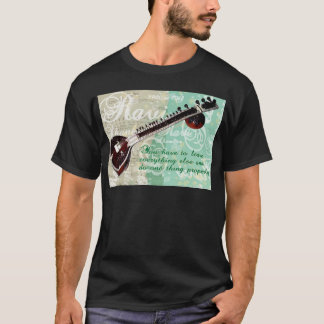 Ravi Shankar schreef over Sitar en Indian Music T-shirt