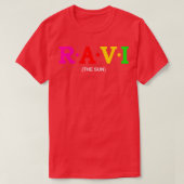 Ravi The Sun T-shirt (Design voorkant)
